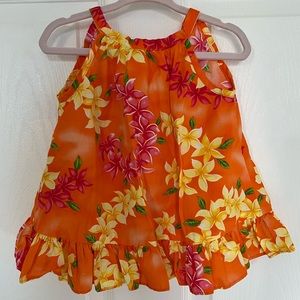 Hawaiian Toddler Girl Dress- 12 months